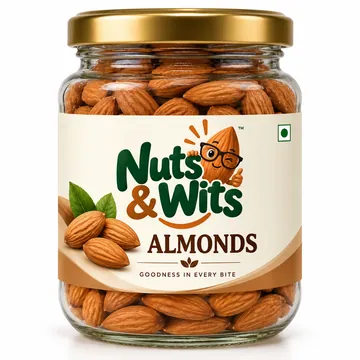 Nuts & Wits almonds jar